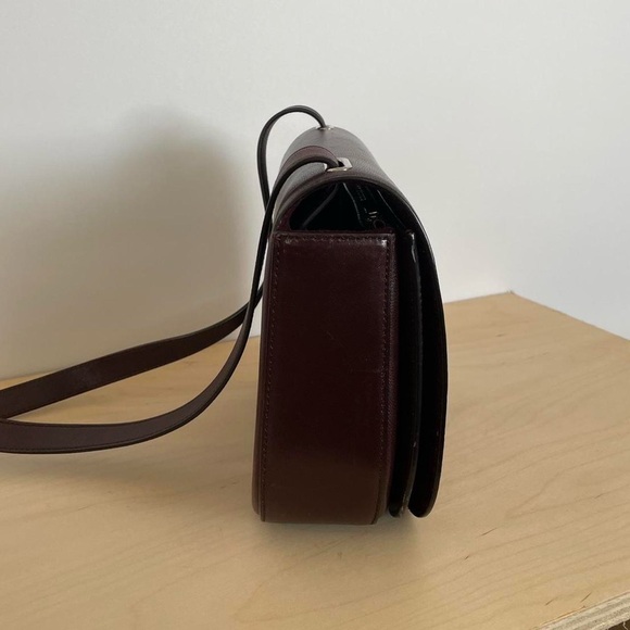 Mulberry Burgundy Silver Piercing Leather Bag - Picture 3 of 8